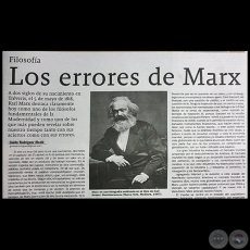 LOS ERRORES DE MARX - Por GUIDO RODRGUEZ ALCAL - Domingo, 06 de Mayo de 2018